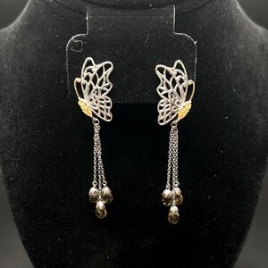 ⚠️ PRICE DROP ⚠️ Brazilian Citrine and Simulated Yellow Diamond Earrings